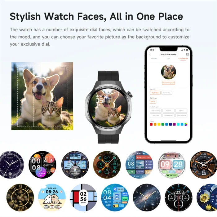 New For Huawei Watch GT5 Pro Smart Watch HD AMOLED Screen NFC GPS Tracker Bluetooth Call Health Waterproof Smartwatch Men Women - Image 22