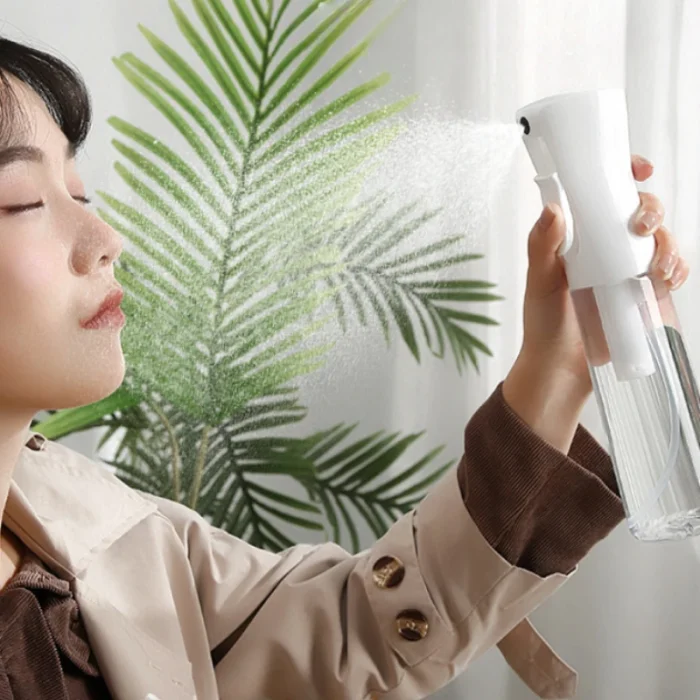 High Pressure Continuous Spray Bottle Hair Care Makeup Water Replenishing Spray Bottle Separate Bottle Press Mist Spray Bottle - Image 6
