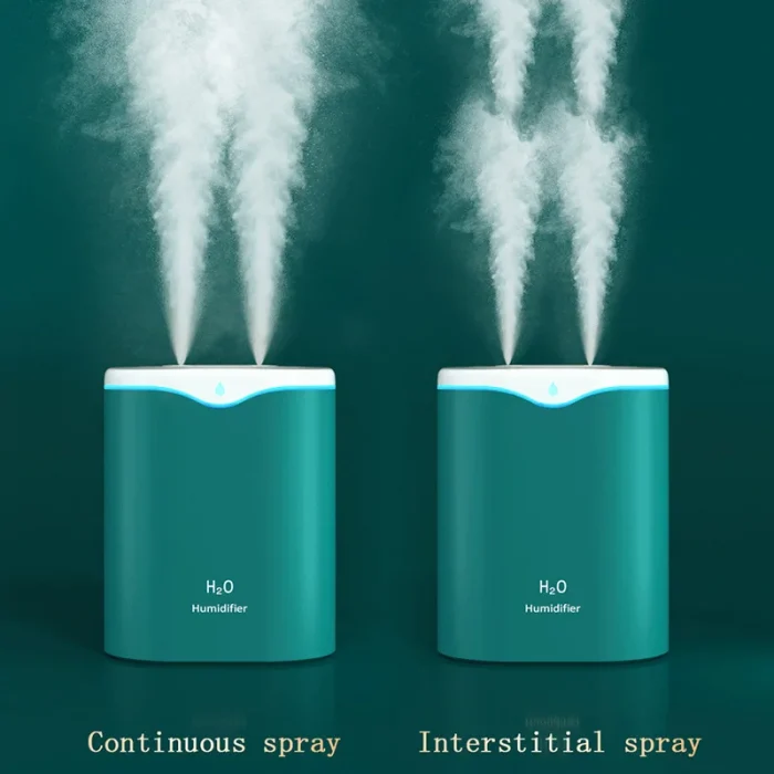 2000ML USB Air Humidifier Double Spray Port Essential Oil Aromatherapy Humificador Cool Mist Maker Fogger Purify for Home Office - Image 3