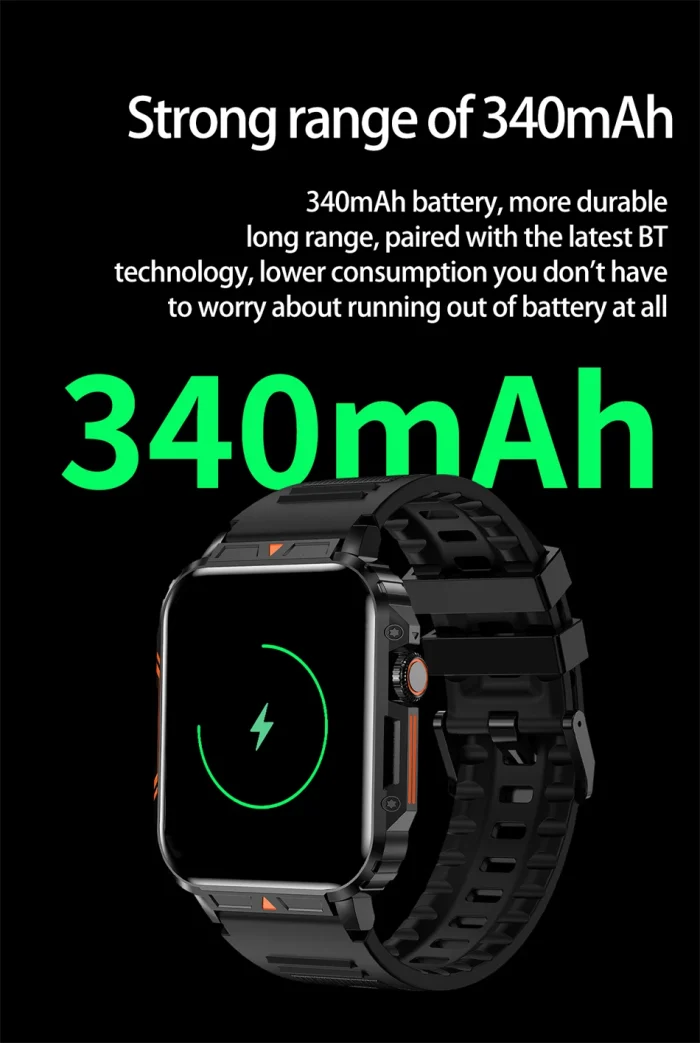 2024 New Smart Watch Men 1.95 Inches Bluetooth Call IP68 Waterproof Sport Mode Health monitoring Smartwatches For Huawei Xiaomi - Image 30