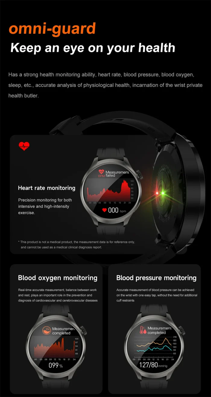 New 1.85"AMOLED HD Smart Watch Men GPS Outdoor Sports Compass Waterproof Watches NFC Health Monitor Bluetooth Call Smartwatch - Image 21