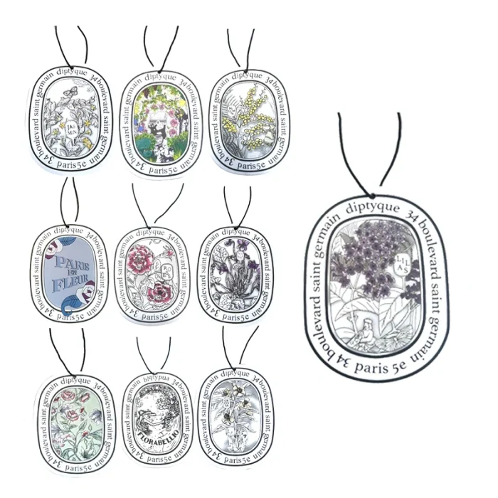 2 Pcs Car Fragrance Car Solid Aromatherapy Car Aromatherapy Card Pendant Car Air Purifying Perfume Fragrance - Image 6