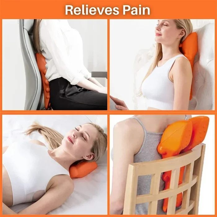 Neck and Shoulder Relaxer with Upper Back Massage Point, Cervical Traction Device Neck Stretcher for TMJ Pain Relief and Spine - Image 5