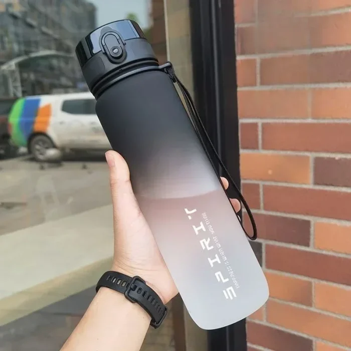 1 Liter Large Capacity Sports Water Bottle Leak Proof Colorful Plastic Cup Drinking Outdoor Travel Portable Gym Fitness Jugs - Image 10