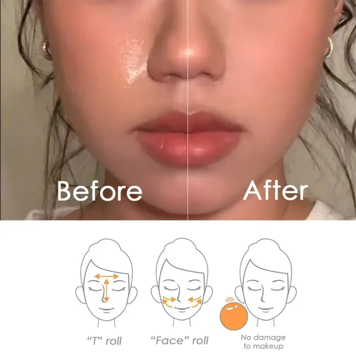 Face Oil Absorbing Roller Natural Volcanic Stone Massage Body Stick Makeup Face Skin Care Tool Facial Pores Cleaning Oil Roller - Image 12