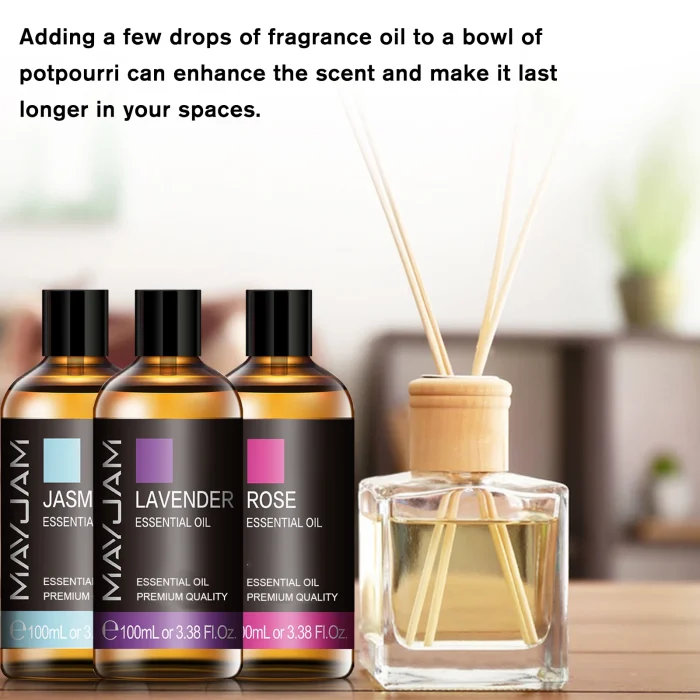 100ml Essential Oils For Humidifier Aromatic Diffuser Lavender Eucalyptus Rose Ginger Lemongrass Fragrance Oil Making Candles - Image 38
