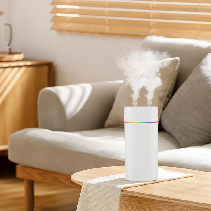 600ML Luminous Air Humidifier Double Spray Port Essential Oil Aromatherapy Humificador Cool Mist Maker Purify for Home Office - Image 8