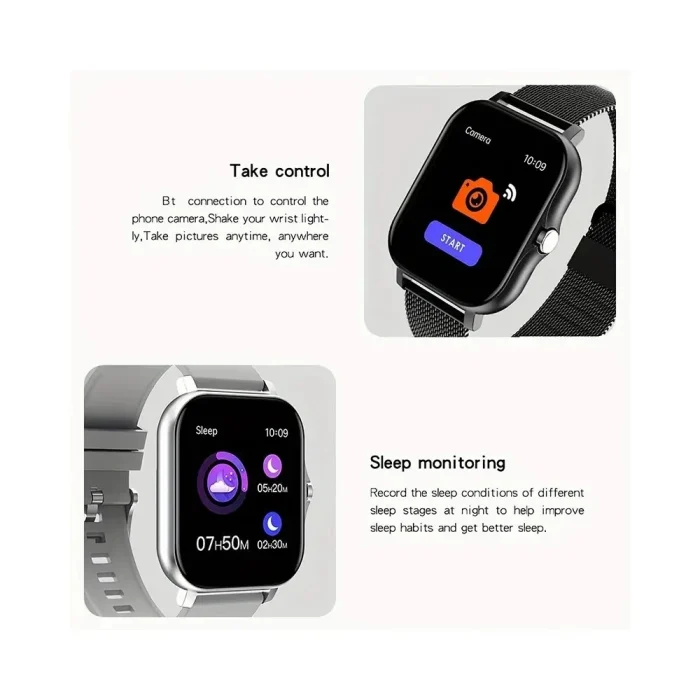 2024 Smart Watch Android Phone 1.44'' Inch Color Screen Bluetooth Call Blood Oxygen/Pressure Monitoring Smart Watch Women Men - Image 4