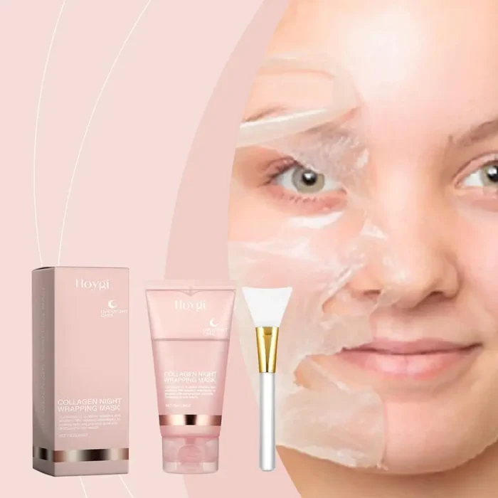 Collagen Tear-Off Mask Collagen Overnight Wrapping Mask Hydrating Moisturizing Hydrolyzed Collagen Mask Korean Skin Care - Image 11