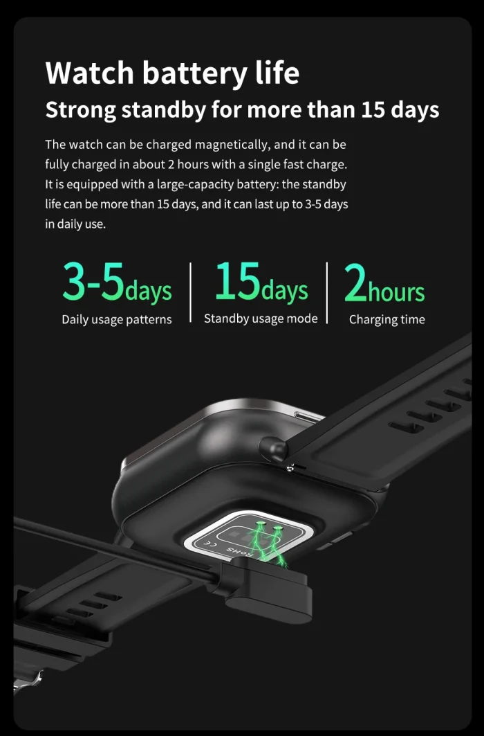 GPS Smart Watch TWS 2-in-1 Headset Bluetooth Call Heart Rate Blood Pressure Health Monitoring Headphones Play Music Smartwatch - Image 26