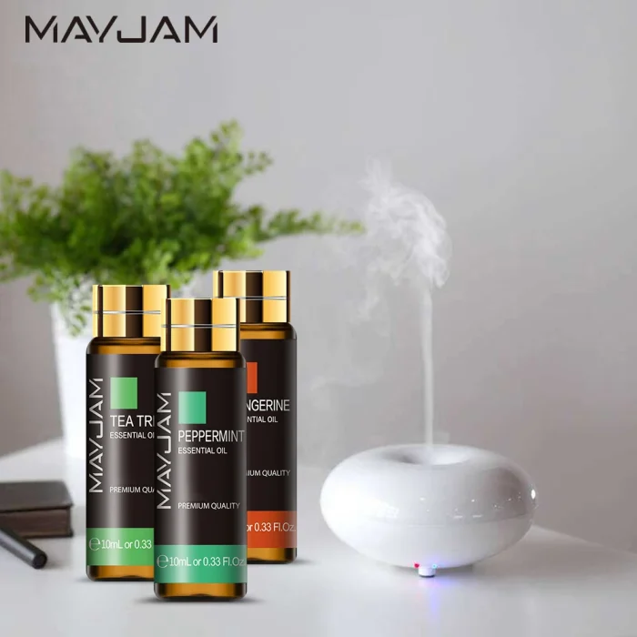 MAYJAM 10ml Pure Essential Oil Lavender Eucalyptus Vanilla Sandalwood Jasmine Bergamot Lemongrass Cinnamon Grapefruit 1pc - Image 2