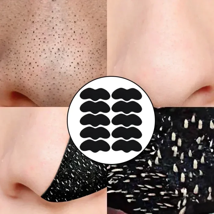 10-50PCS Nose Blackhead Remover Mask Shrink Pore Acne Treatment Sticker Black Dots Strips Nose Deep Cleansing Cleaner Skin Care - Image 3