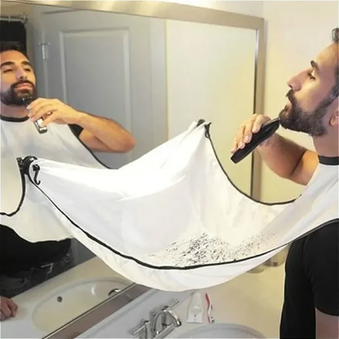 Male Shaving Apron Beard Catcher Cape Care Bib Face Shaved Hair Adult Bibs Shaver Cleaning Hairdresser for Man Clean Apron Gift - Image 6
