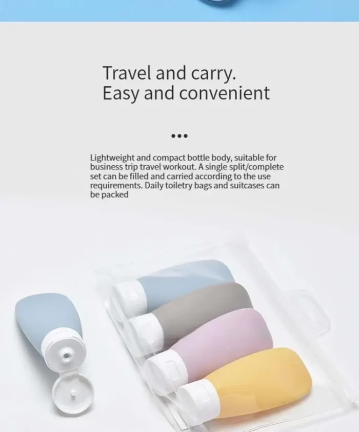 Morandi Tube Squeeze Bottle Portable Skin Care Products Dispensing Ottle Lotion Hand Cream Body Wash Travel Set Fill Empty - Image 17