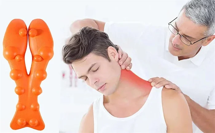 Neck and Shoulder Relaxer with Upper Back Massage Point, Cervical Traction Device Neck Stretcher for TMJ Pain Relief and Spine - Image 7