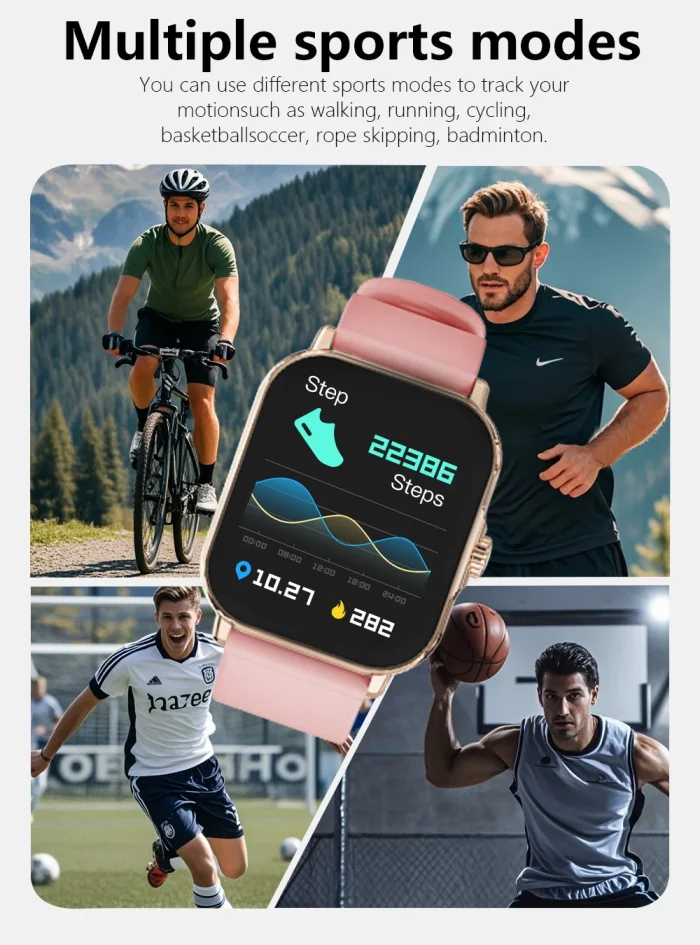 LAXASFIT 2024 New Smart Watch For Men Women Gift Full Touch Screen Sport Fitness Watches BT Call Digital Smartwatch Wristwatch - Image 16