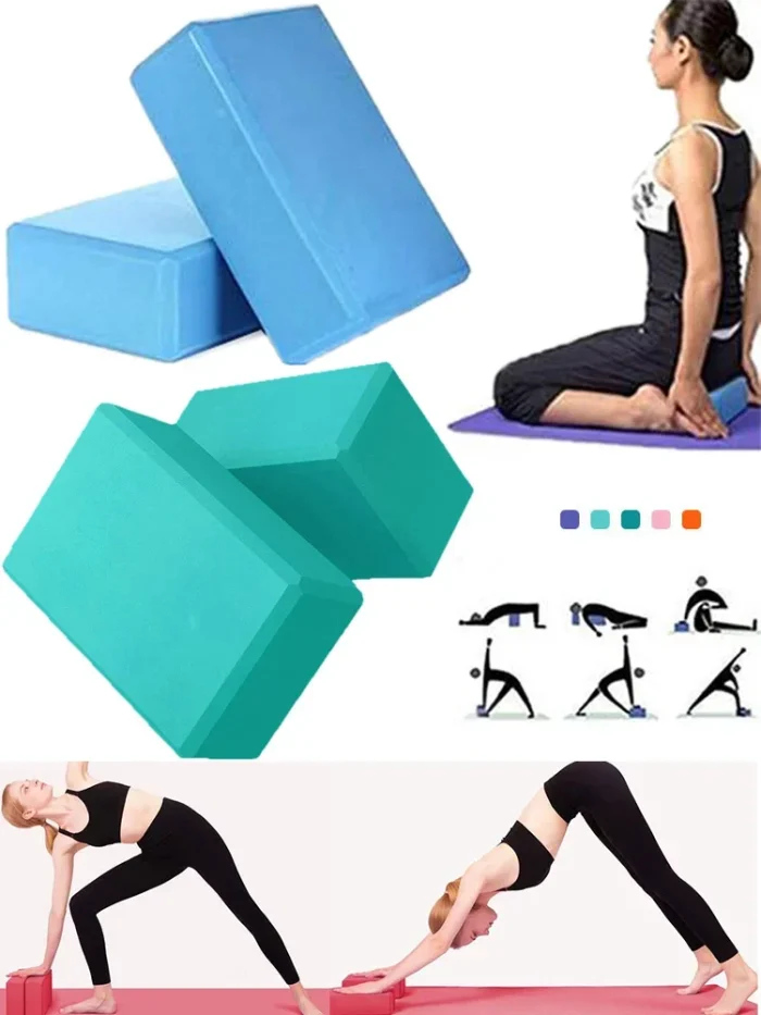 1PC Yoga Building Blocks Cubes Pilates Bricks Reinforcement Mats Sports Supplies Exercise Home Exercise Equipment Fitness Eva - Image 16