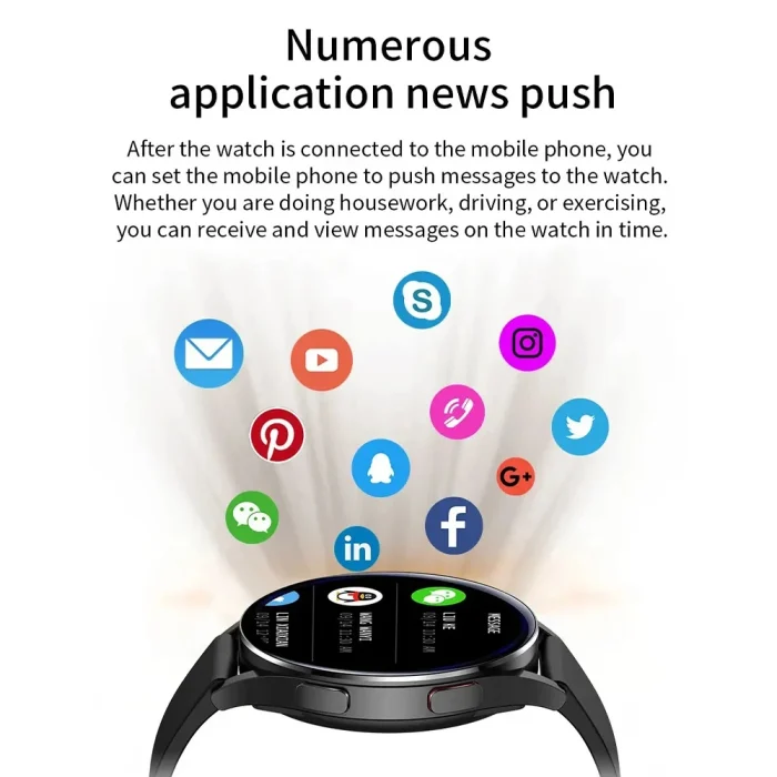 LAXASFIT Watch 6 Smart Watch 1.32 inch 128*160 Bluetooth Call Health Monitoring Alarm Clock Fashion Watch Men Women Holiday Gift - Image 21