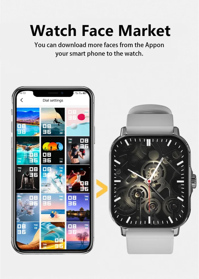 LAXASFIT 2024 New Smart Watch For Men Women Gift Full Touch Screen Sport Fitness Watches BT Call Digital Smartwatch Wristwatch - Image 17