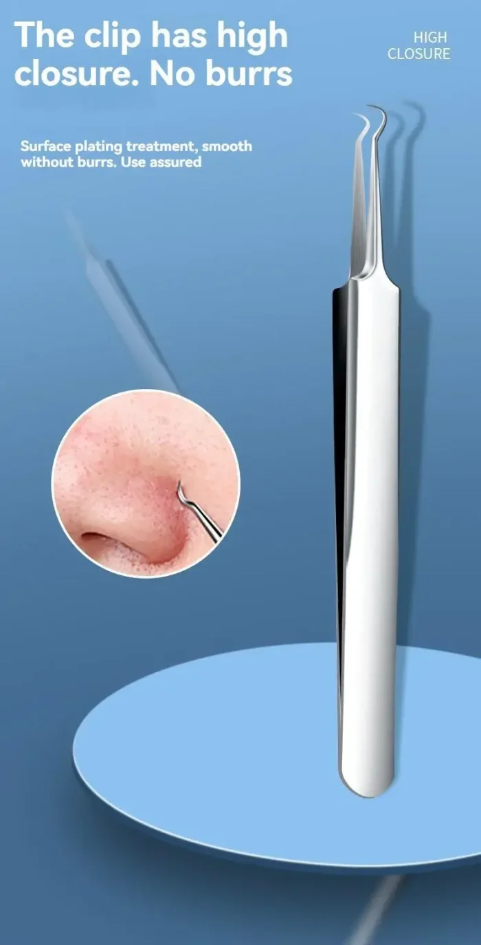 11Pcs Ingrown Hair Tweezers Acne Blackhead Removal Needles Black Dots Cleaner Pore Cleaner Deep Cleansing Face Skin Care Tools - Image 19