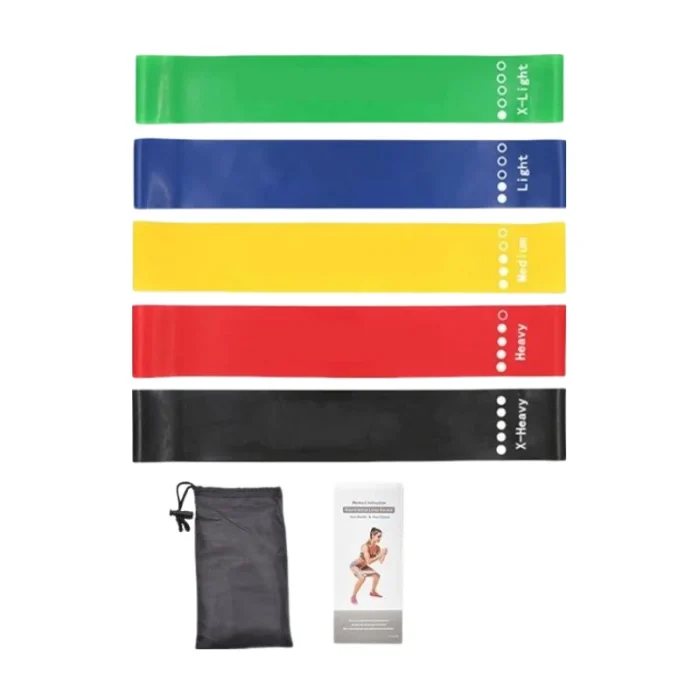 7Pcs Tpe Resistance Bands Fitness Set Rubber Loop Strength Training Workout Expander Yoga Gym Equipment Elastic Portable Pilates - Image 8