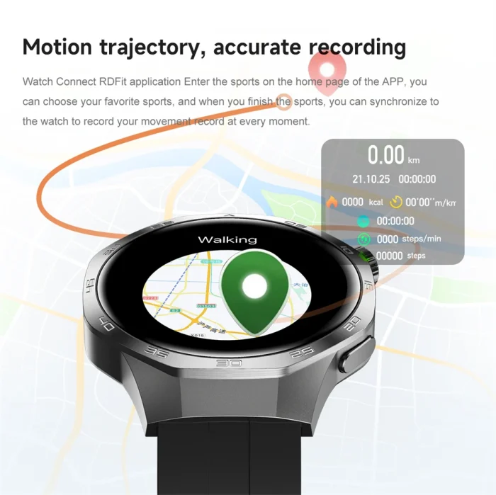 New For Huawei Watch GT5 Pro Smart Watch HD AMOLED Screen NFC GPS Tracker Bluetooth Call Health Waterproof Smartwatch Men Women - Image 28