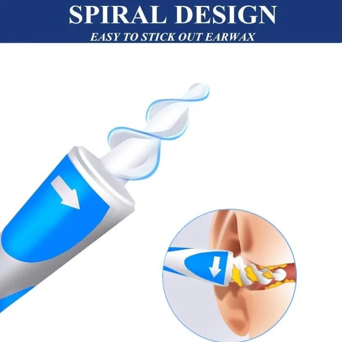 2022 Hot New Arrival Spiral Ear Cleaner Silicon Spoon Set Soft for Personal Wax Remover Cleaning Beauty Health Care Scoop Tools - Image 12