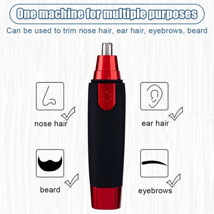 Electric Nose Hair Trimmer Ear Face Eyebrow Hair Clean Trimmer House Home Men Women Nose Hair Nose Remover Face Care Kit Tools - Image 14