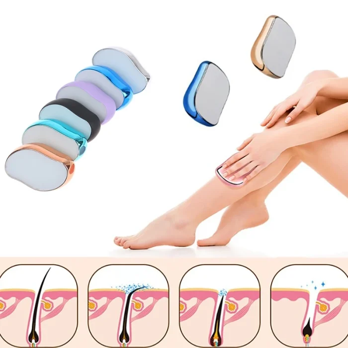 Hot Crystal Physical Hair Removal Eraser Glass Hair Remover Painless Epilator Easy Cleaning Reusable Body Care Depilation Tool - Image 14