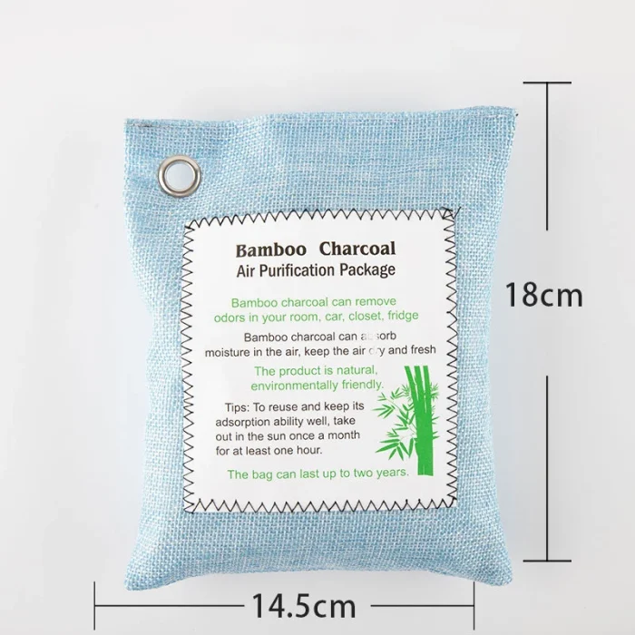 1PC Bamboo Charcoal Air Purifying Bag, 200g Natural Air Freshener Bags Natural Bamboo Charcoal Air Purification Bag - Image 6