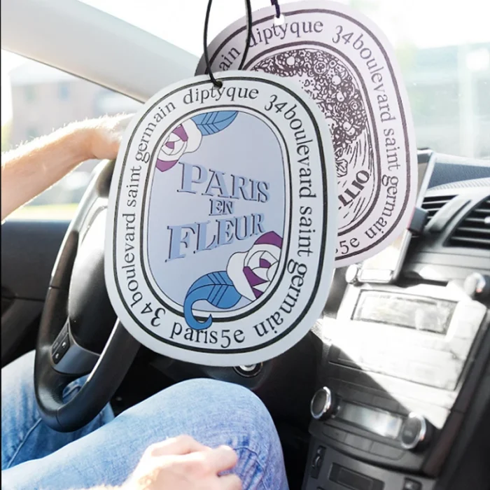 2 Pcs Car Fragrance Car Solid Aromatherapy Car Aromatherapy Card Pendant Car Air Purifying Perfume Fragrance - Image 24