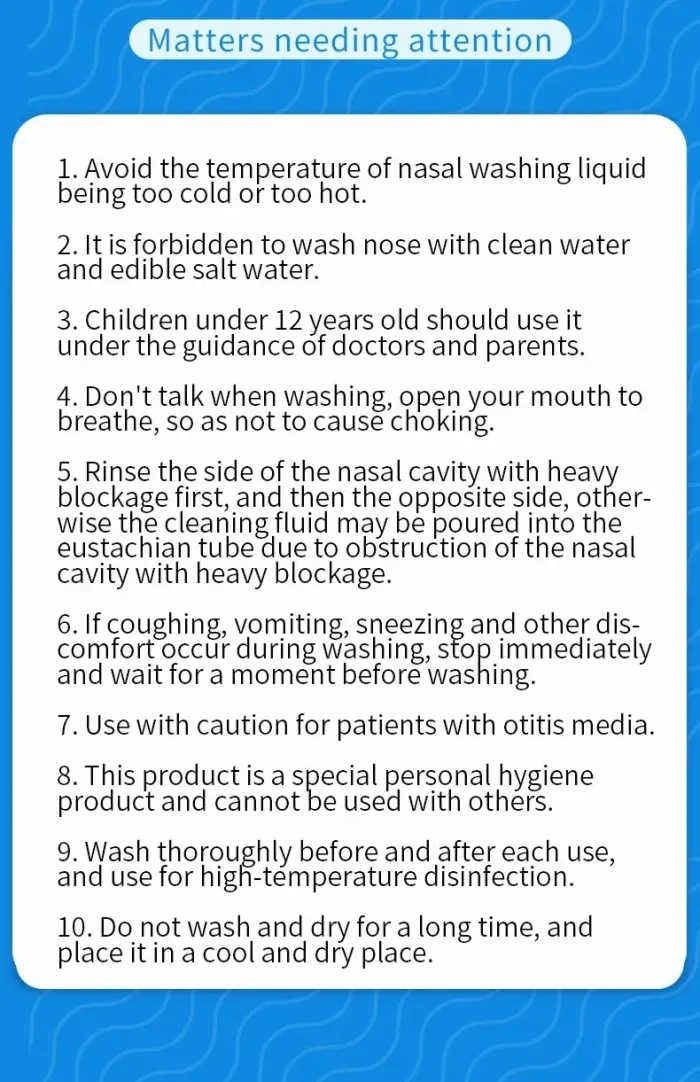 1 Piece Nasal Wash Bottle 300ml Adult And Children Nasal Cavity And Nasal Wash Bottle Physiological Saline Rhinitis Manual - Image 14