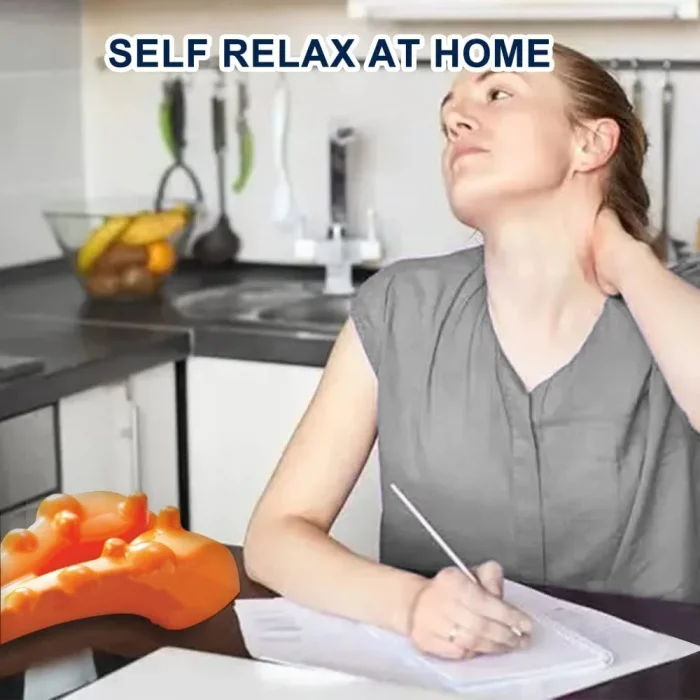 Neck and Shoulder Relaxer with Upper Back Massage Point, Cervical Traction Device Neck Stretcher for TMJ Pain Relief and Spine - Image 19