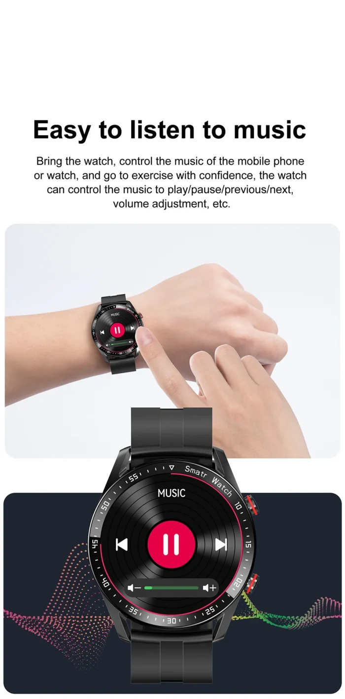 ECG+PPG Bluetooth Call Smart Watch Men Laser Health Blood Pressure Fitnes Sports Watches Man Sports Waterproof Smartwatch+Box - Image 18