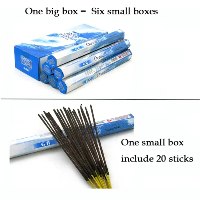 20 Sticks Indian Incense White Sage Meditation Lavender Yoga Sea Breeze Love Incense Purifying Air Deodorization Aromatherapy - Image 6