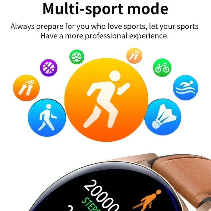 LAXASFIT Watch 6 Smart Watch 1.32 inch 128*160 Bluetooth Call Health Monitoring Alarm Clock Fashion Watch Men Women Holiday Gift - Image 19