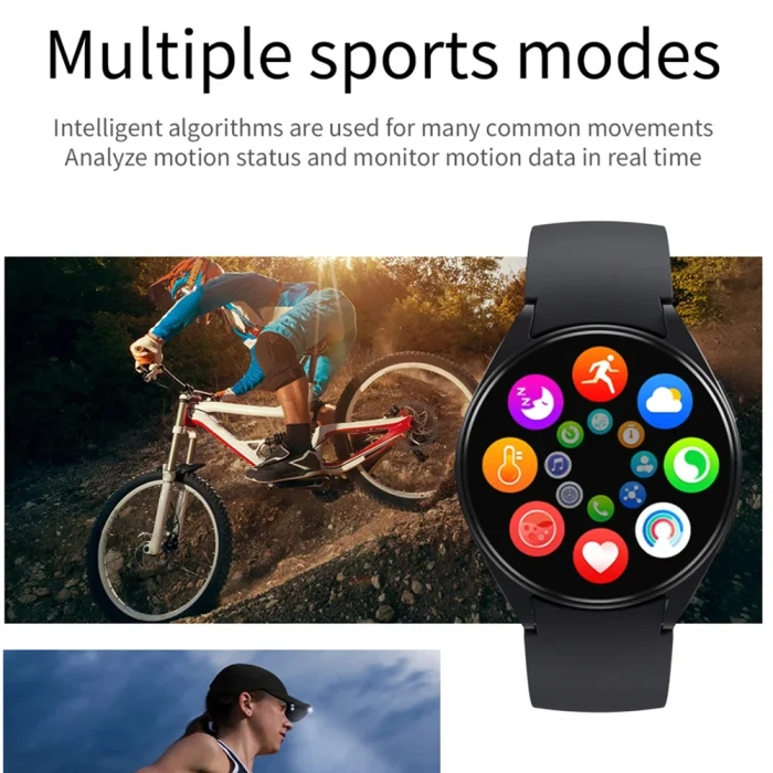 LAXASFIT Watch 6 Smart Watch 1.32 inch 128*160 Bluetooth Call Health Monitoring Alarm Clock Fashion Watch Men Women Holiday Gift - Image 4