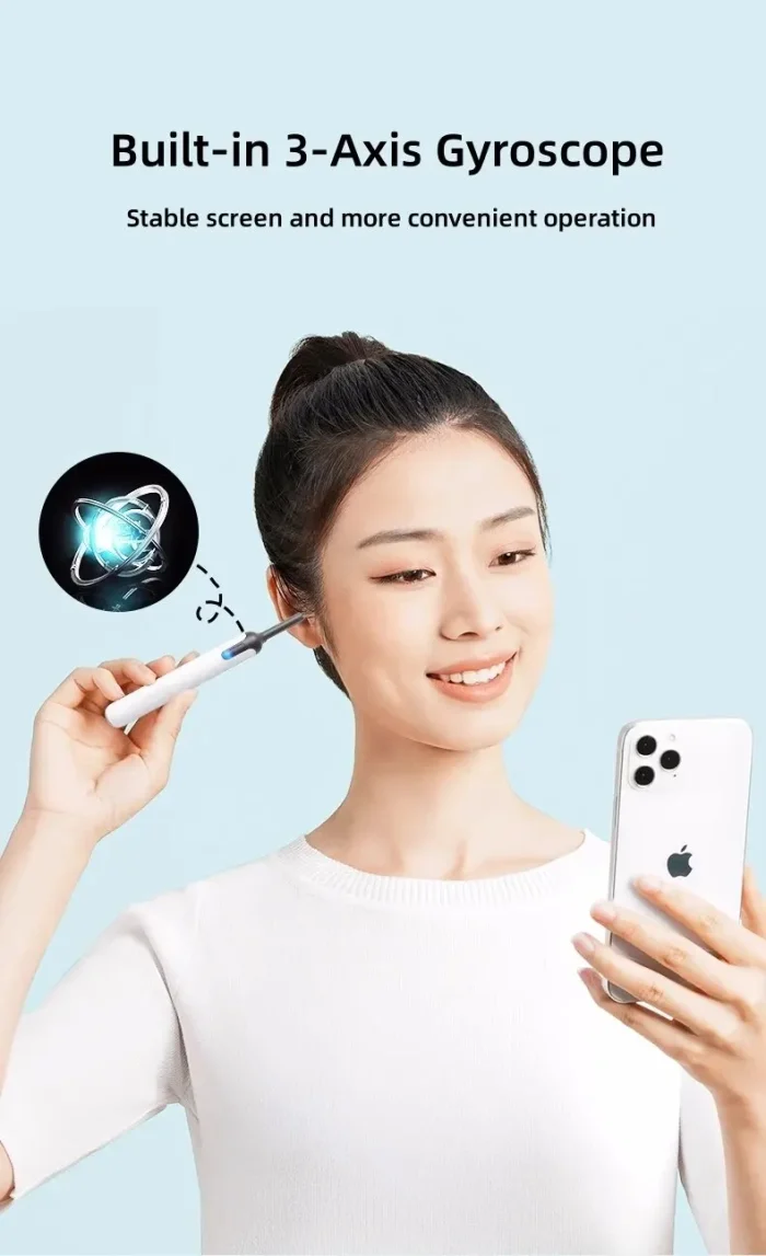 Bebird Xlife X0 Ear Cleaner Wax Remover Tool Smart Visual Stick Otoscope 1080P HD Earpick Endoscope Earring Personal Health Care - Image 13