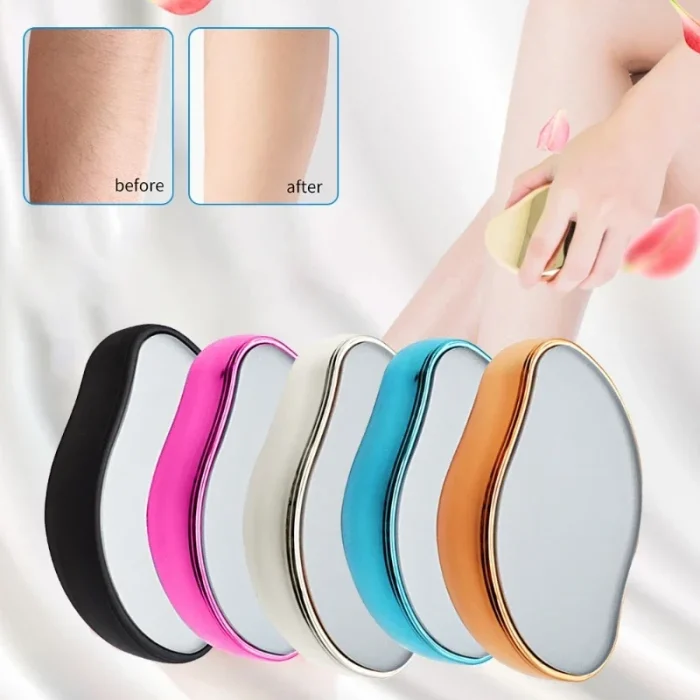 Hot Crystal Physical Hair Removal Eraser Glass Hair Remover Painless Epilator Easy Cleaning Reusable Body Care Depilation Tool - Image 6