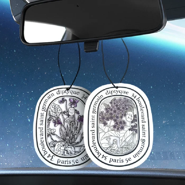 2 Pcs Car Fragrance Car Solid Aromatherapy Car Aromatherapy Card Pendant Car Air Purifying Perfume Fragrance - Image 5