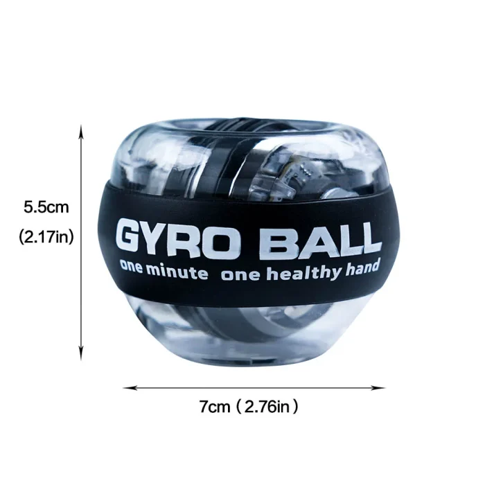 LED Wrist Ball Power Trainer Ball Auto-Start Gyroscopic Arm Hand Forearm Exerciser Power Wrist Gyro Ball Sport Fitness Equipment - Image 2