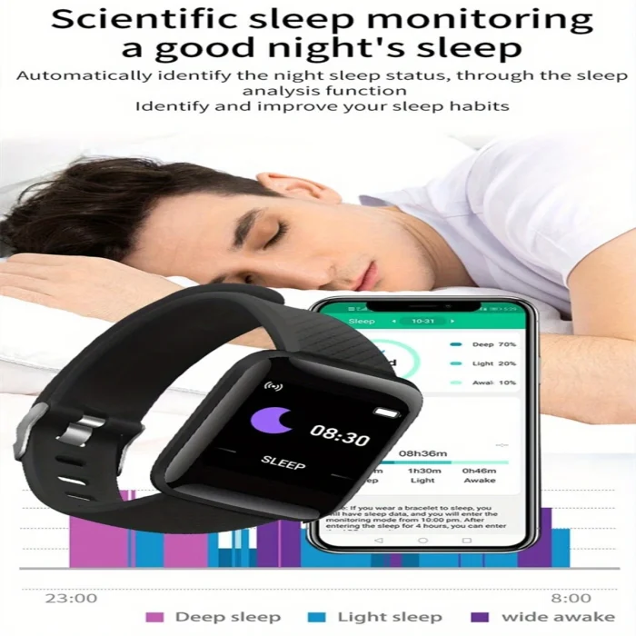 Smart Watches Weather Music Player Message Heart Rate Monitor Fitness Bracelet Men Gift Woman Smartwatch For IOS Android D13 116 - Image 4