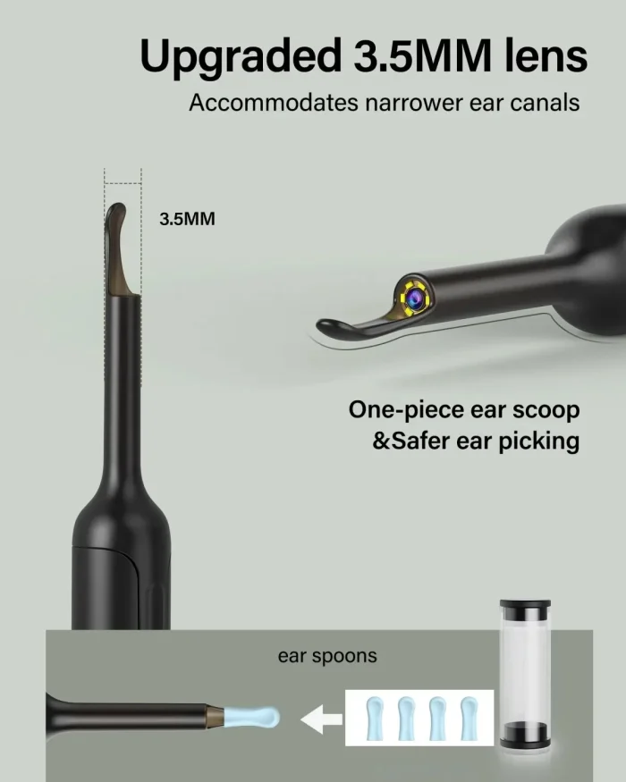 Bebird Xlife X0 Ear Cleaner Wax Remover Tool Smart Visual Stick Otoscope 1080P HD Earpick Endoscope Earring Personal Health Care - Image 15