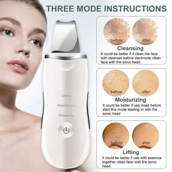 Facial Skin Scrubber Face Spatula Exfoliator Deep Cleansing Tool Blackhead Remover Pore Cleaner Body Skin Spatula Skin Care Tool - Image 8