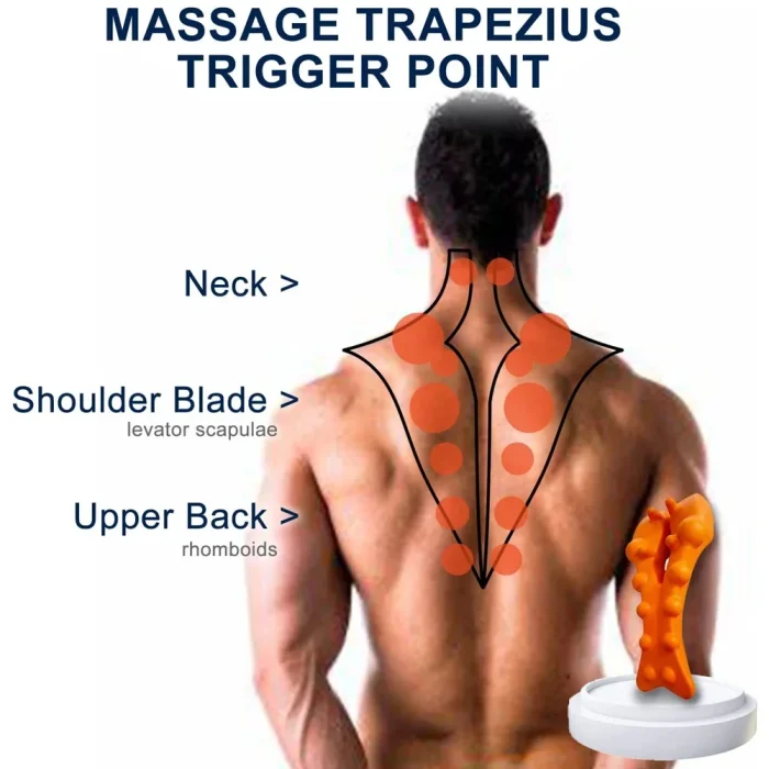 Neck and Shoulder Relaxer with Upper Back Massage Point, Cervical Traction Device Neck Stretcher for TMJ Pain Relief and Spine - Image 15