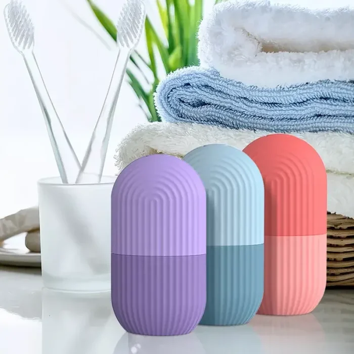 Silicone Skin Care Beauty Lifting Contouring Silicone Ice Cube Trays Ice Globe Ice Balls Face Massager Facial Roller Reduce Acne - Image 5