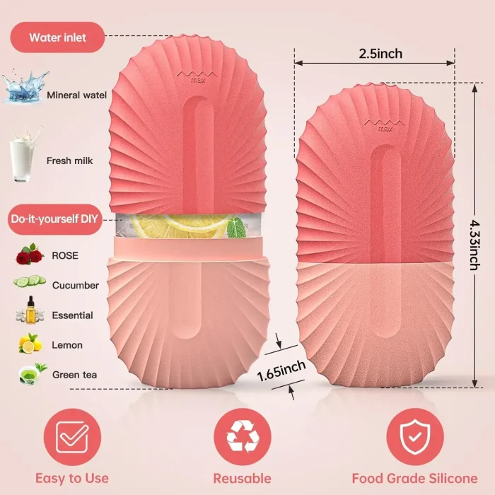 Ice Facial Roller Skin Care Beauty Lifting Contouring Tools Ice Cube Trays Ice Globe Balls Face Massager Skin Care Tool - Image 5