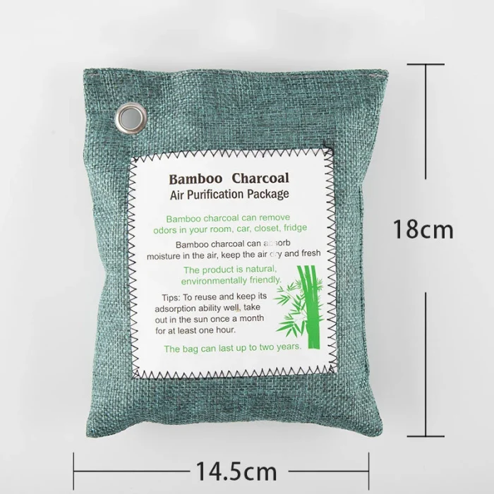 1PC Bamboo Charcoal Air Purifying Bag, 200g Natural Air Freshener Bags Natural Bamboo Charcoal Air Purification Bag - Image 7