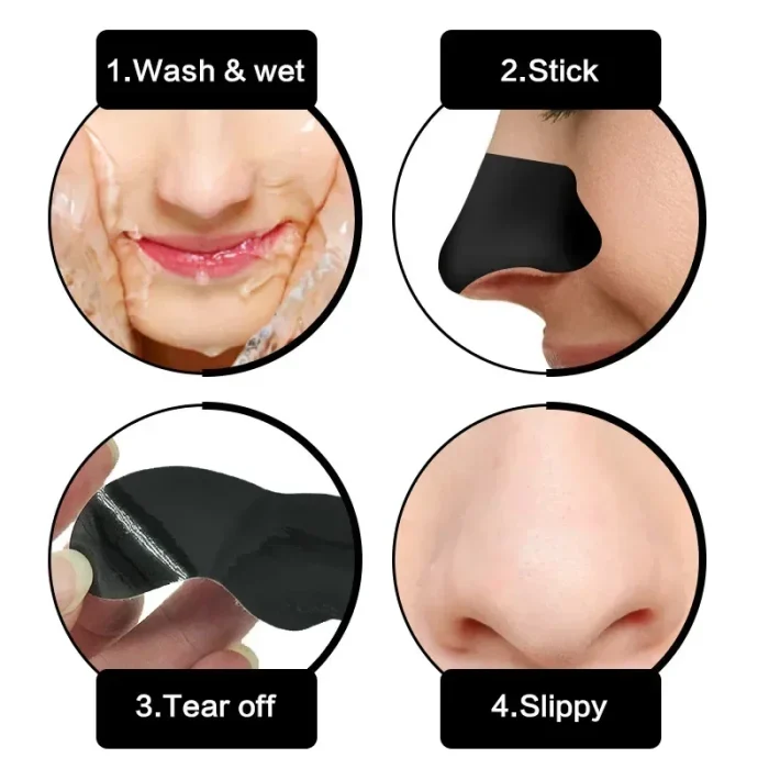 10-50PCS Nose Blackhead Remover Mask Shrink Pore Acne Treatment Sticker Black Dots Strips Nose Deep Cleansing Cleaner Skin Care - Image 5
