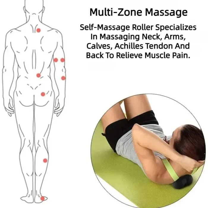 Yoga Peanut Balls Body Massage Fascia Ball Suit Foam Block High Density Muscle Relaxation Lacrosse Exercise Fitness Relieve Pain - Image 3